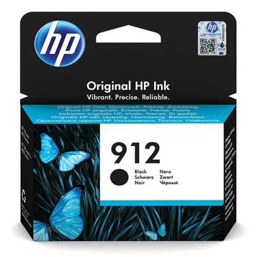 HP originál ink 3YL80AE#301, HP 912, black, blister, 300str., high capacity, HP Officejet 8012, 8013, 8014, 8015 Officejet Pro 802