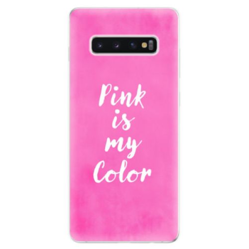 Odolné silikonové pouzdro iSaprio - Pink is my color - Samsung Galaxy S10+