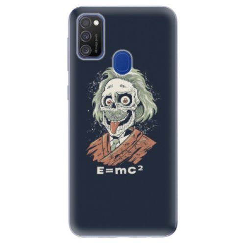 Odolné silikónové puzdro iSaprio - Einstein 01 - Samsung Galaxy M21