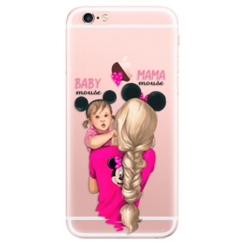 Odolné silikónové puzdro iSaprio - Mama Mouse Blond and Girl - iPhone 6 Plus/6S Plus