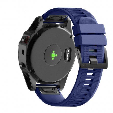 Garmin Fenix 5x Silcone Acton remienok, Dark Blue