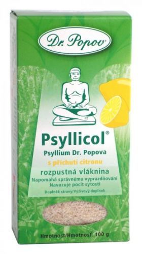 DR. POPOV PSYLLICOL CITRON rozpustná vláknina 100 g