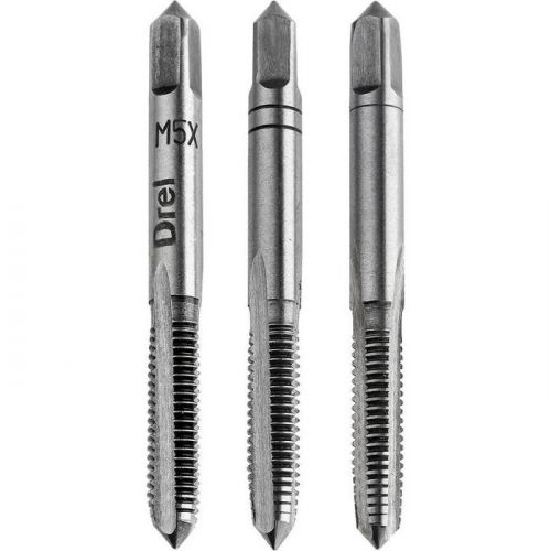 Závitníky M 5, 3 ks, Drel
