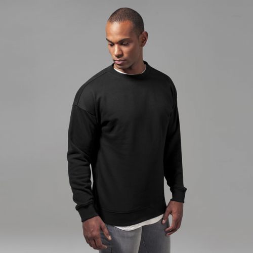 Pánska mikina Urban Classics Sweat Crewneck black - XS