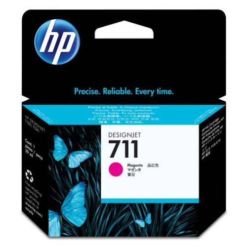 HP originál ink CZ131A, HP 711, magenta, 29ml, HP DesignJet T120, T520