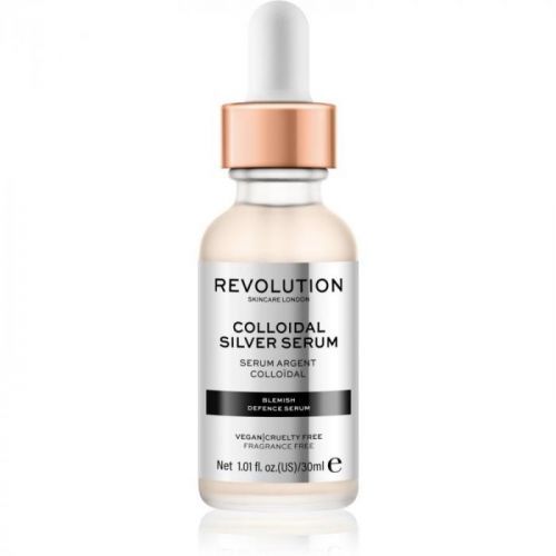 Revolution Skincare Colloidal Silver Serum aktívne sérum pre vyhladenie kontúr tváre 30 ml