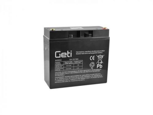 Batéria olovená 12V 18Ah Geti