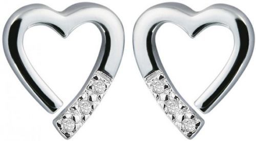 Hot Diamonds Náušnice Hot Diamonds Just add Love Memories DE110