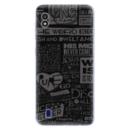 Odolné silikónové puzdro iSaprio - Text 01 - Samsung Galaxy A10