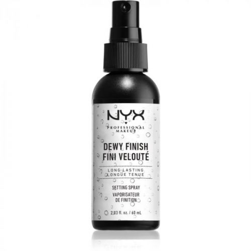 NYX Professional Makeup Dewy Finish fixačný sprej 02 Dewy Finish / Long Lasting 60 ml