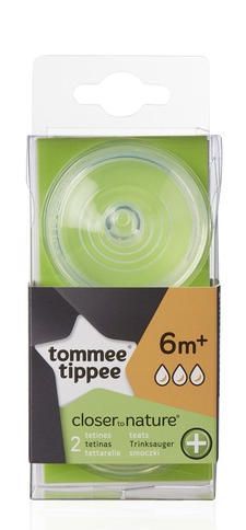 Náhradný cumlík C2N ANTI-COLIC, rýchly prietok 6 +, 2ks.