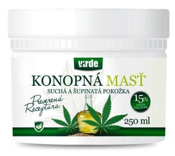 VIRDE KONOPNÁ MASŤ suchá pokožka 250 ml