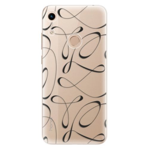 Odolné silikónové puzdro iSaprio - Fancy - black - Huawei Honor 8A
