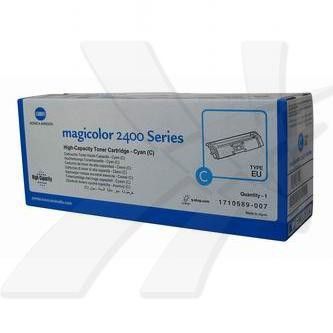 Konica Minolta originál toner A00W332, cyan, 4500str., 1710-5890-07, Konica Minolta Magic Color 2400, 2430, 2450, 2480, 2500, 2530