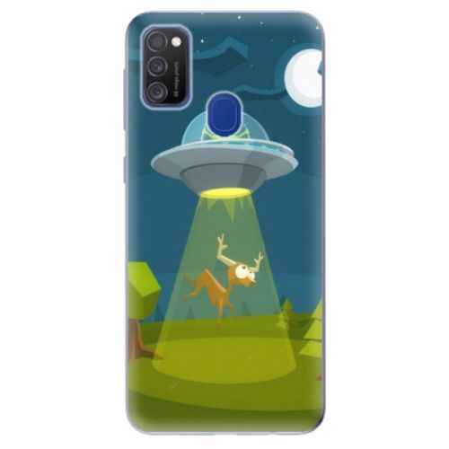 Odolné silikónové puzdro iSaprio - Alien 01 - Samsung Galaxy M21