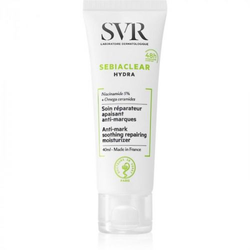 SVR Sebiaclear Hydra upokojujúci a hydratačný krém pre pleť s nedokonalosťami 40 ml