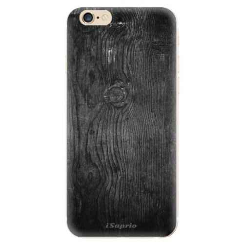 Odolné silikónové puzdro iSaprio - Black Wood 13 - iPhone 6/6S