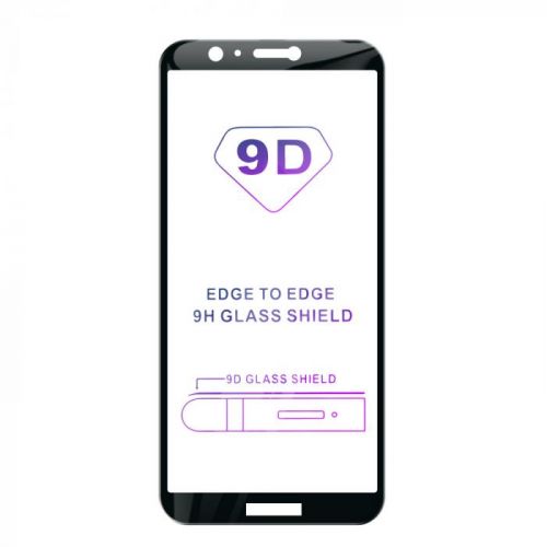 Tvrdené sklo iSaprio 9D BLACK pre Huawei P Smart