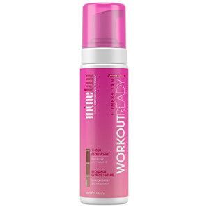 Minetan Samoopaľovacie pena sa zložením odolným proti potu Workout Ready (Fitness Tan) 200 ml