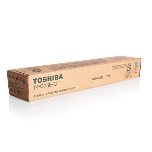 Toshiba originál toner T-FC75E-C, cyan, 35400str., 6AK00000251, Toshiba e-Studio 5560c, 5520c, 5540c