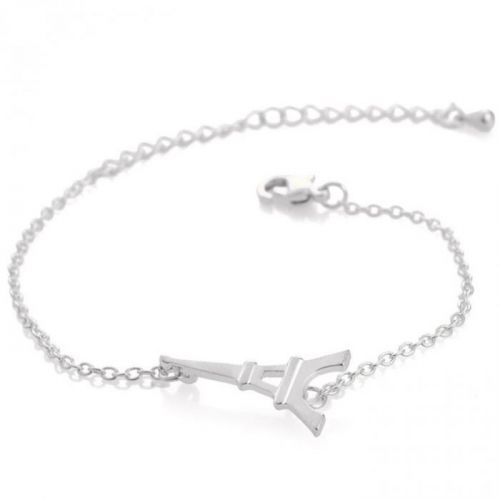 Náramok Eiffel-Strieborná KP4805