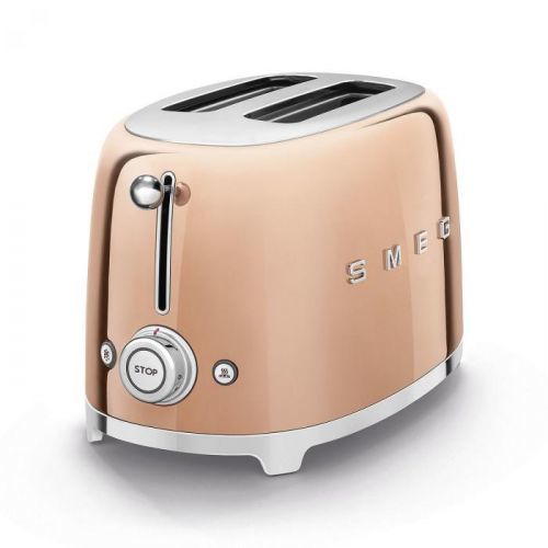 Toustovač Smeg 50's Retro Style, 2x2, ružovo zlatý
