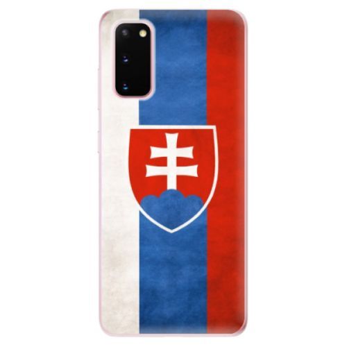 Odolné silikónové puzdro iSaprio - Slovakia Flag - Samsung Galaxy S20