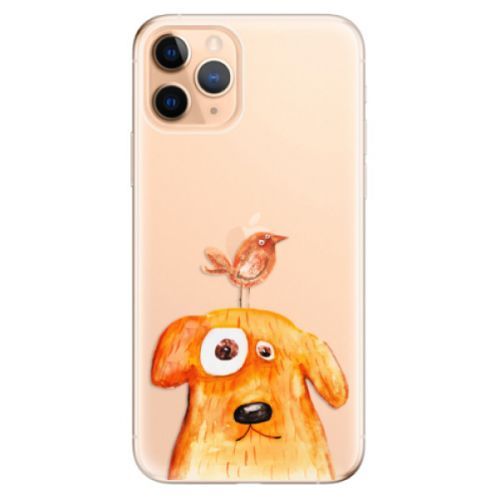 Odolné silikónové puzdro iSaprio - Dog And Bird - iPhone 11 Pro