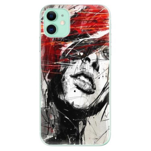 Odolné silikónové puzdro iSaprio - Sketch Face - iPhone 11