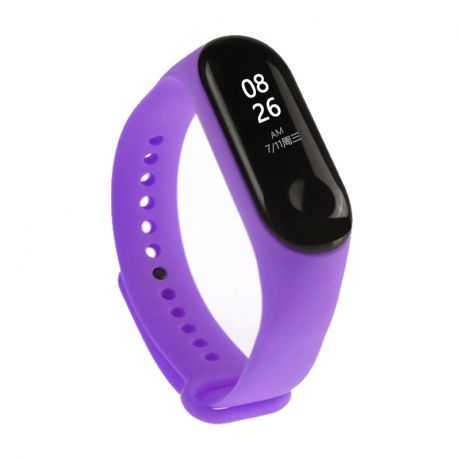 Xiaomi Mi Band 3/4 Silicone náramok, Purple