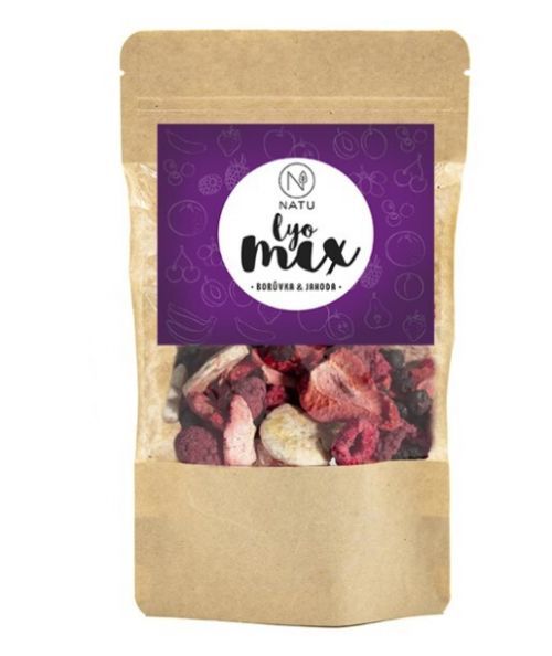Natu Lyo mix čučoriedka & jahoda 35 g