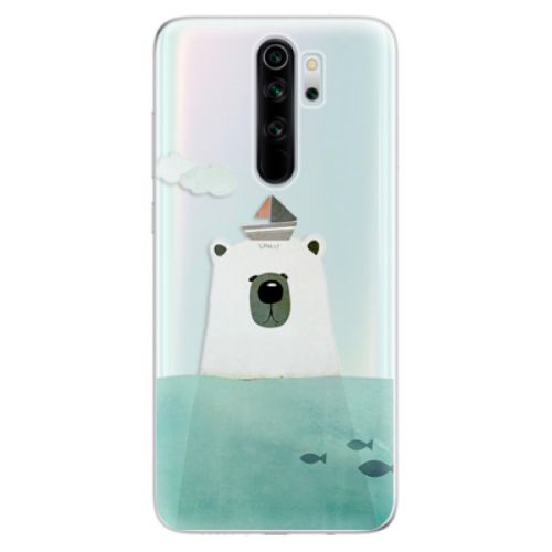 Odolné silikónové puzdro iSaprio - Bear With Boat - Xiaomi Redmi Note 8 Pro