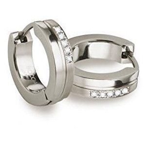 Boccia Titanium Titánové náušnice s diamantmi 0510-11
