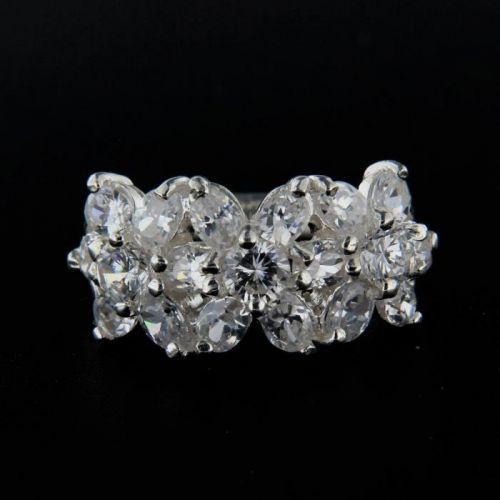 Strieborný prsteň 14303