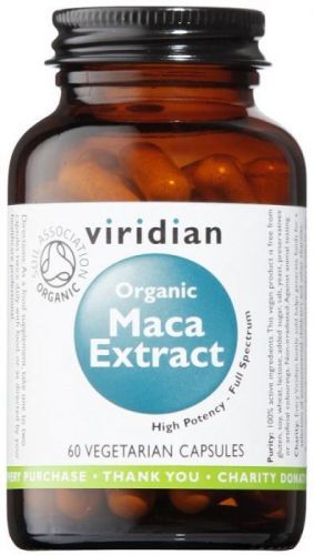 Viridian Organic Maca Extract 60 kapsúl