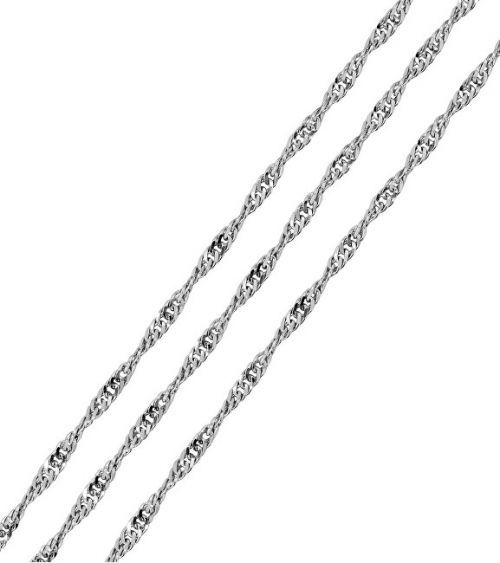 Brilio Silver Strieborná retiazka Lambáda 50 cm 471 086 00010 04