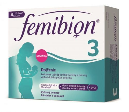 Femibion 3 Dojčenie 28 tabliet + 28 kapsúl