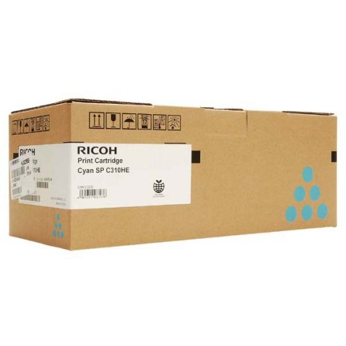 Ricoh originál toner 406480, 407637, cyan, 6000str., Ricoh SP C310, C311, C312, SP C231, C232