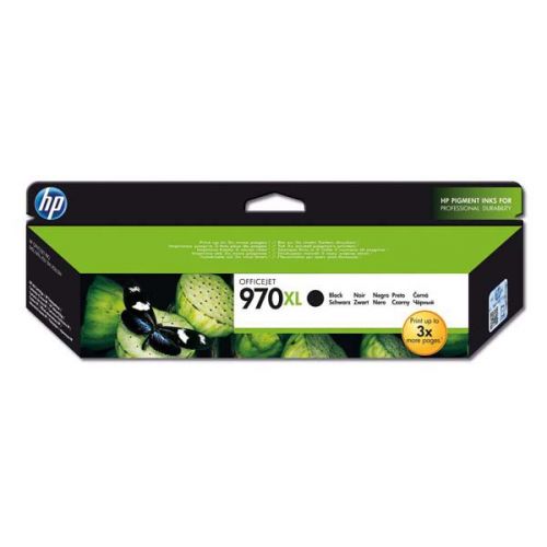 HP originál ink CN625A, black, 9200str., HP 970XL, HP Officejet Pro X451dn, X451dw, X476dn MFP, X476dw