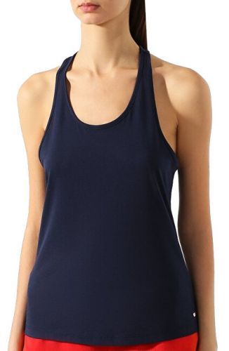 Tommy Hilfiger Dámske tielko Tank Top Pitch Blue L