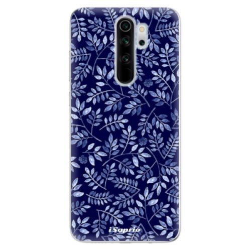 Odolné silikónové puzdro iSaprio - Blue Leaves 05 - Xiaomi Redmi Note 8 Pro