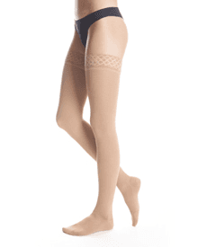 MAXIS COMFORT COTTON STEHENNÉ PANČUCHY veľkosť 6 krátke bez špice s krajkou bronz 1x1 pár
