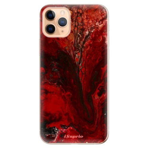 Odolné silikónové puzdro iSaprio - RedMarble 17 - iPhone 11 Pro Max