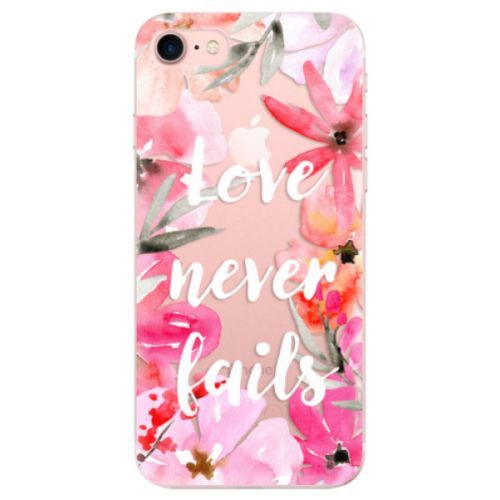 Odolné silikónové puzdro iSaprio - Love Never Fails - iPhone 7