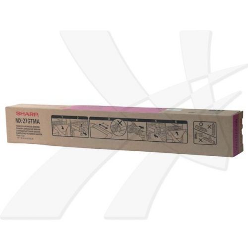 Sharp originál toner MX-27GTMA, magenta, 15000str., Sharp MX-4500N