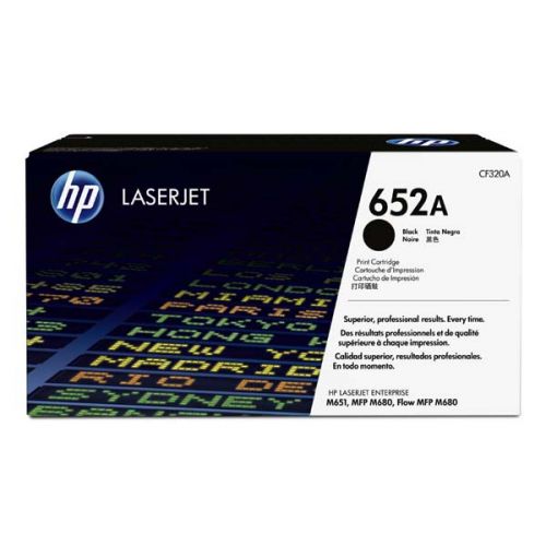 HP originál toner CF320A, black, 11500str., HP 652A, HP Color LaserJet Enterprise Flow M680z, M651dn, M651