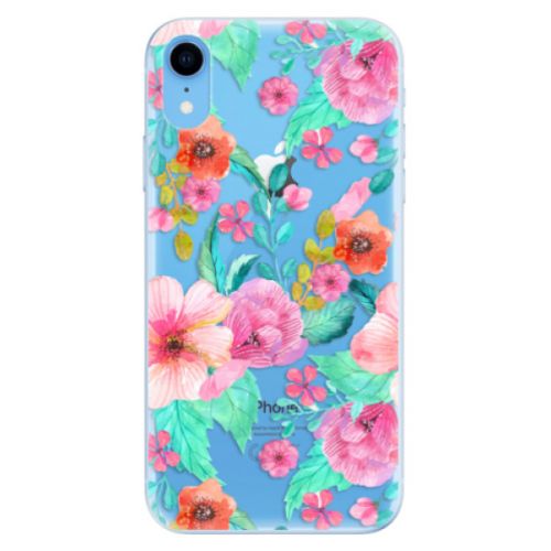 Odolné silikónové puzdro iSaprio - Flower Pattern 01 - iPhone XR