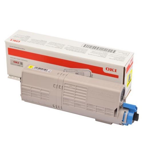 OKI originál toner 46490605, yellow, 6000str., OKI C532, MC573