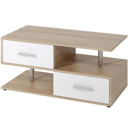 TV stolík  Wachau sonoma biela