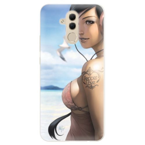 Silikónové puzdro iSaprio - Girl 02 - Huawei Mate 20 Lite